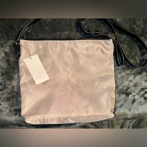 *New* a.new.day Taupe Crossbody with Black Strap
